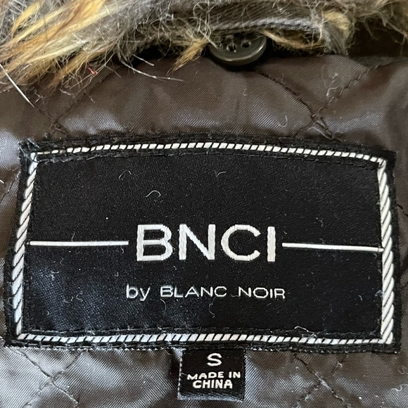BNCI Faux Fur collar winter coat / parka Utility jacket - Picture 4 of 14